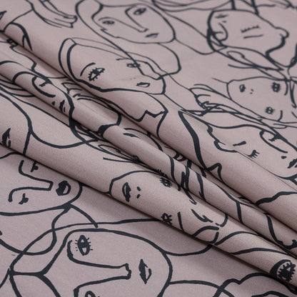 Mood Exclusive Un dia en Andorra Beige Cotton Poplin - Detail