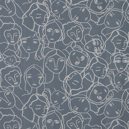 Mood Exclusive Un dia en Andorra Steel Gray Cotton Poplin