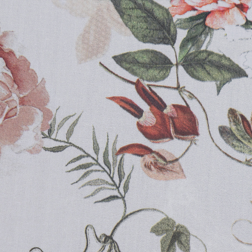 Mood Exclusive Flores de las Montanas Ivory Cotton Poplin - Full