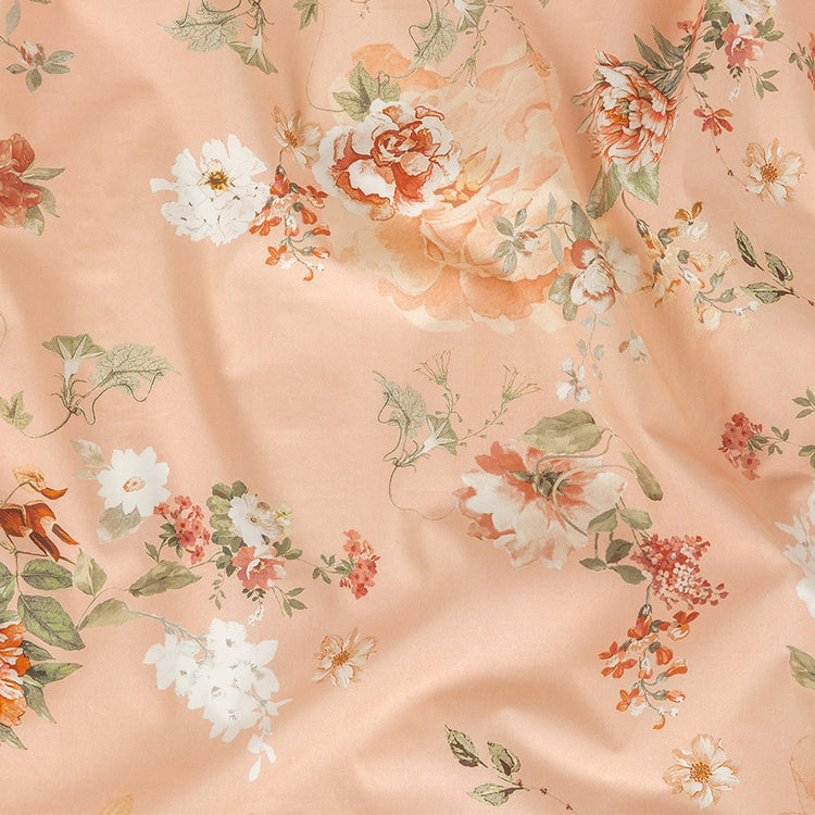 template--25130090922057__main-Cotton Poplin - Peach Pink Floral - Flores de las Montanas Print - Mood Exclusive Felipe Collection