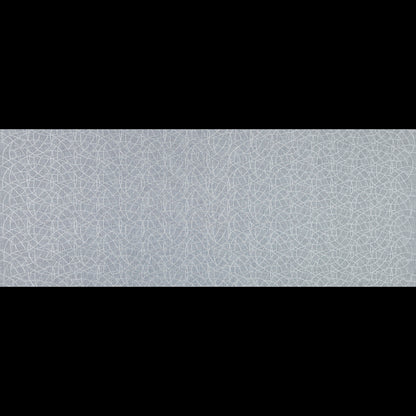 White and Metallic Silver Embroidered Drapery Sheer - Full