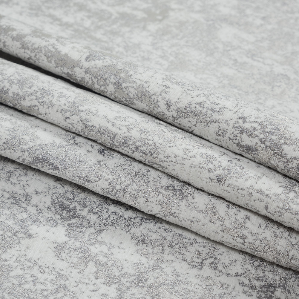 Sterling Silver Metallic Marble Chenille Folded