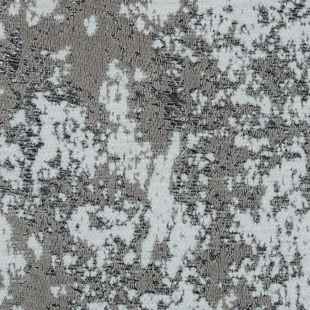 Pewter Metallic Marble Chenille - Detail