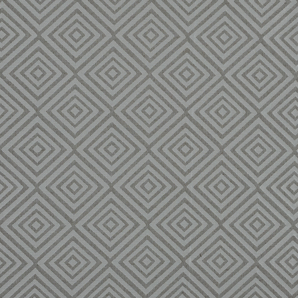 Beige and White Diamond Patterned Jacquard