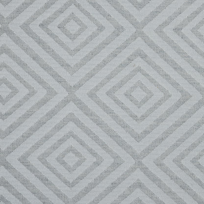 Gray and Off-White Diamond Patterned Jacquard Detail