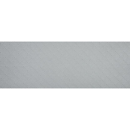 Gray and Off-White Diamond Patterned Jacquard Full