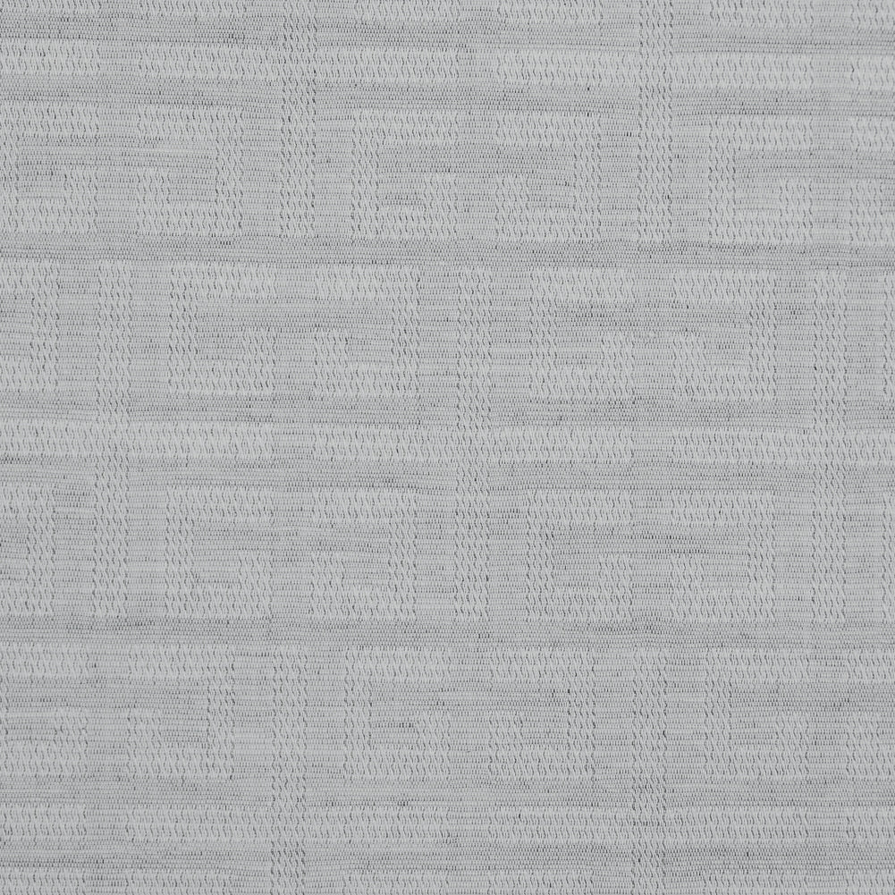 Gray Geometric Polyester and Cotton Jacquard - Detail