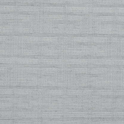 Gray Geometric Polyester and Cotton Jacquard - Detail