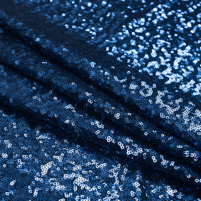 Mesh with Baby Sequins - Navy - Mariah Collection Detail