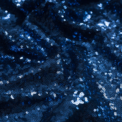 Mesh with Baby Sequins - Navy - Mariah Collection Full
