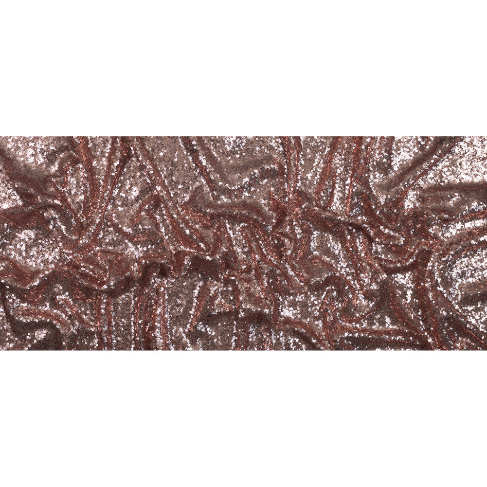 Mesh with Baby Sequins - Blush - Mariah Collection Folded