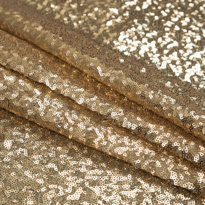 Mesh with Baby Sequins - Gold - Mariah Collection Detail