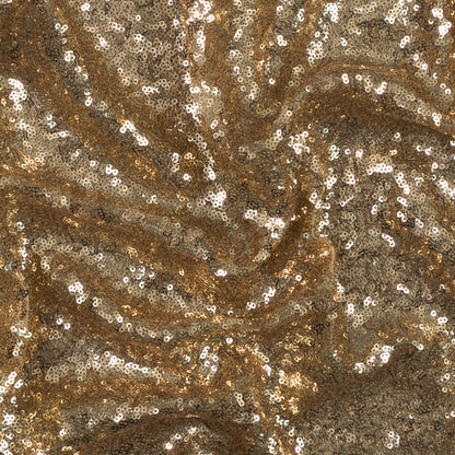 Mesh with Baby Sequins - Gold - Mariah Collection