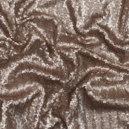Champagne Baby Sequins on Mesh