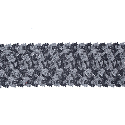 Pavement Gray Venise Lace Trim - 6"