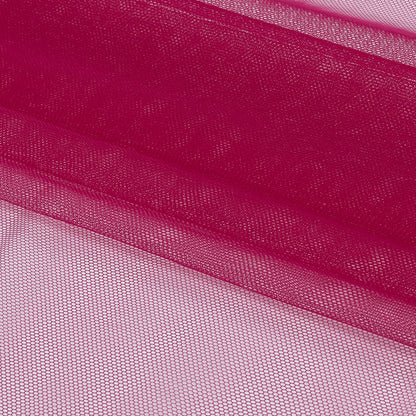 Leonardo Dark Magenta Soft Nylon Tulle - Full