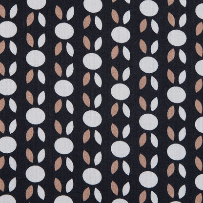Black and Beige Geometric Cotton Sateen Full