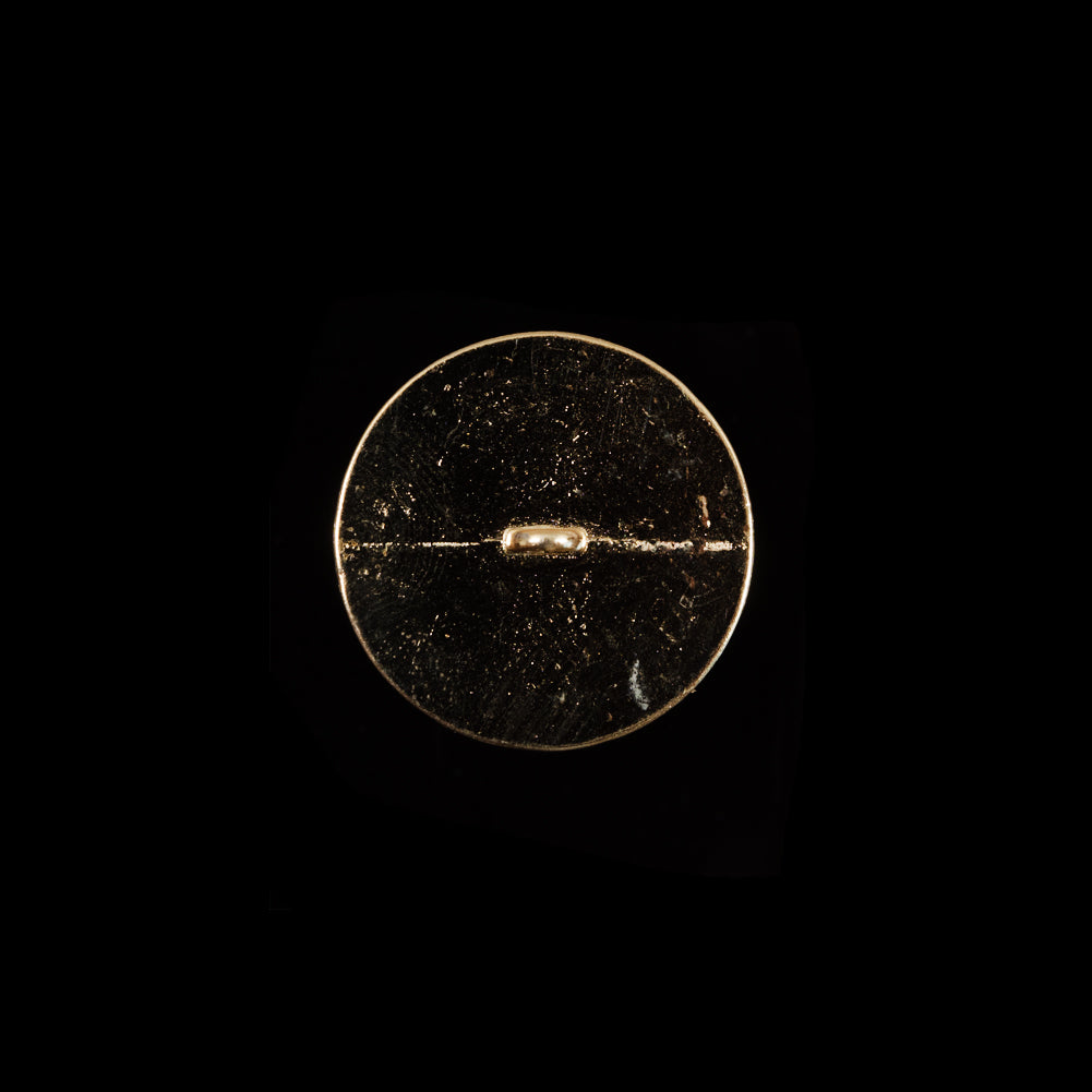Italian Navy and Gold Metal Button - 24L/15mm Detail