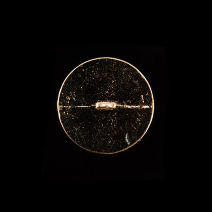 Italian Navy and Gold Metal Button - 32L/20mm - Detail