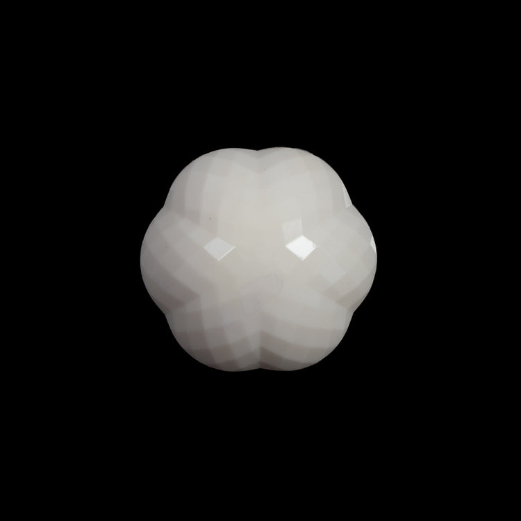 template--25130090922057__main-Italian Beige Floral Beveled Shank Back Button - 30L/19mm