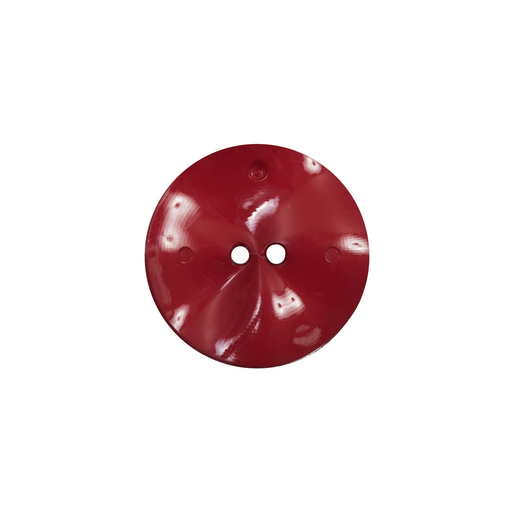 Italian Red Textured Wave Button - 28L/18mm Detail