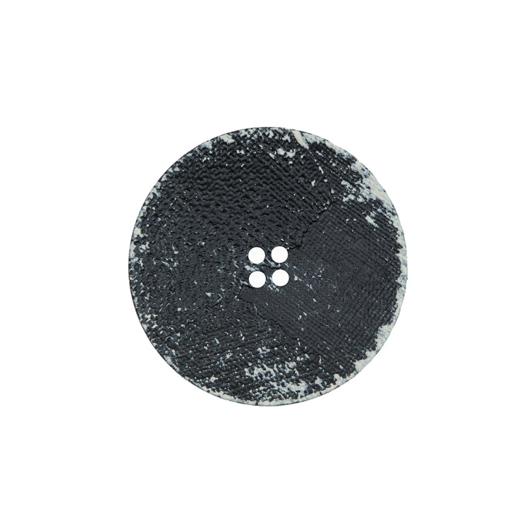 template--25130090922057__main-Italian Black and Natural Textured 4-Hole Button - 36L/23mm