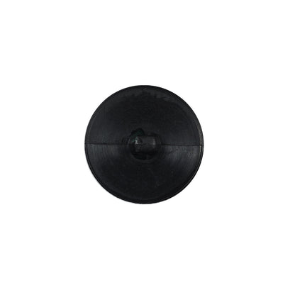 Italian Black Textured Plastic Button - 24L/15mm - Detail