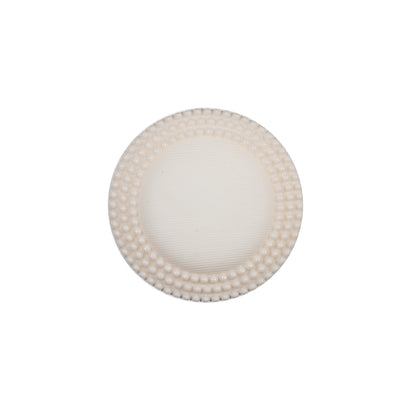 Italian Beige Textured Plastic Button - 32L/20mm