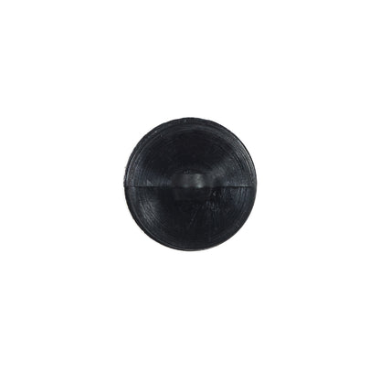 Italian Black Shank Back Plastic Button - 24L/15mm Detail
