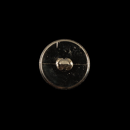 Italian Gold Chrome Plated Plastic Button - 24L/15mm - Detail
