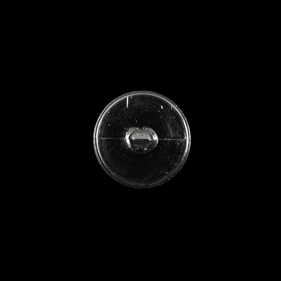 Italian Silver Chrome Plated Plastic Button - 20L/12.5mm Detail