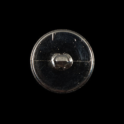 Italian Silver Chrome Plated Plastic Button - 36L/23mm - Detail