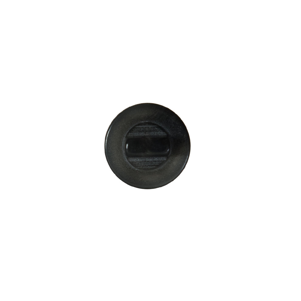 Italian Dark Gray Matte Shank Back Button - 18L/11.5mm Detail