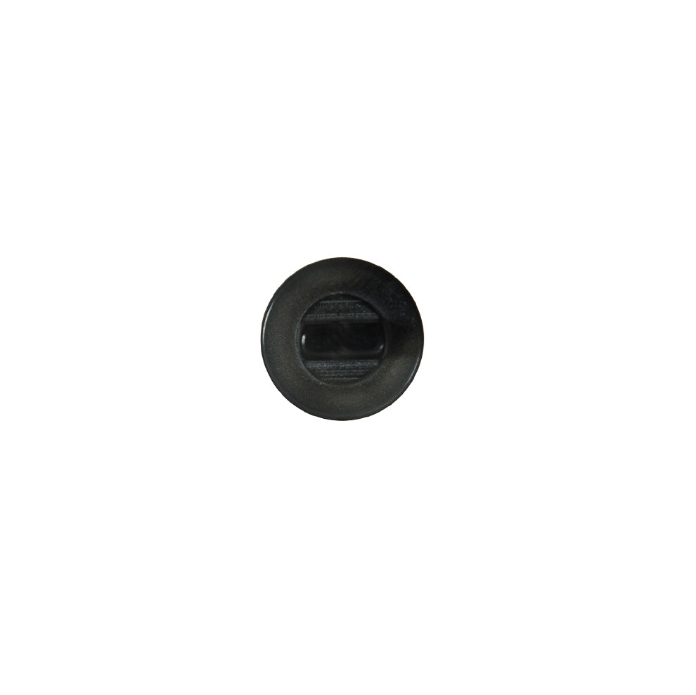 Italian Dark Gray Matte Shank Back Button - 14L/9mm - Detail