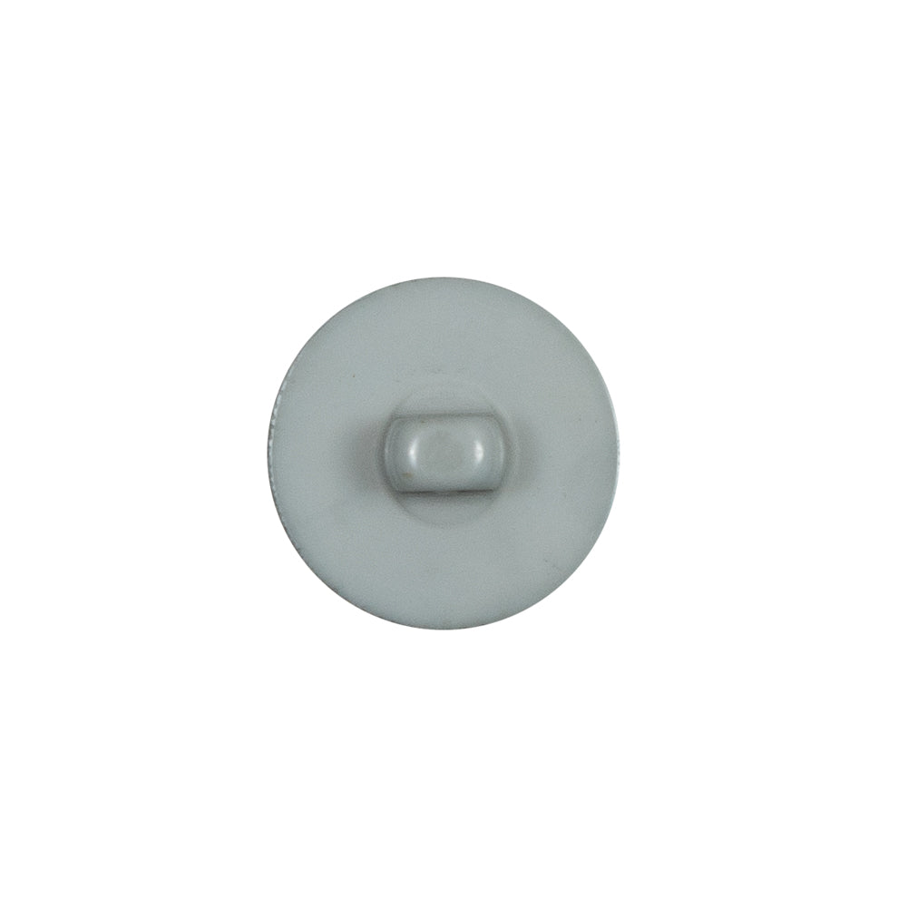 Italian Gray Plastic Shank Back Button - 24L/15mm Detail