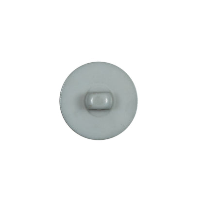 Italian Gray Plastic Shank Back Button - 24L/15mm Detail
