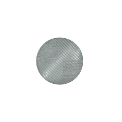 Italian Gray Plastic Shank Back Button - 24L/15mm