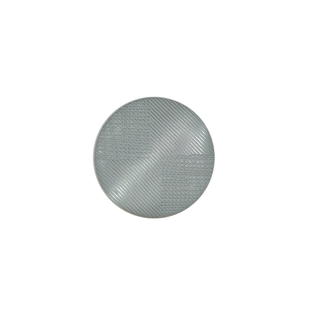 Italian Gray Plastic Shank Back Button - 24L/15mm