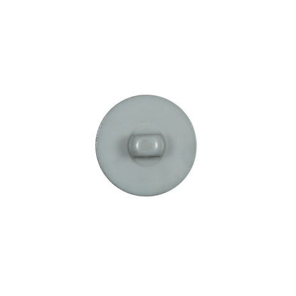 Italian Gray Plastic Shank Back Button - 20L/12mm - Detail