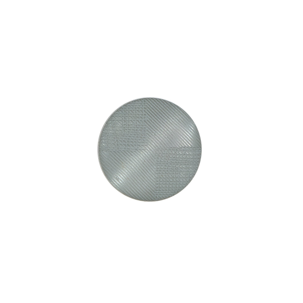 Italian Gray Plastic Shank Back Button - 20L/12mm