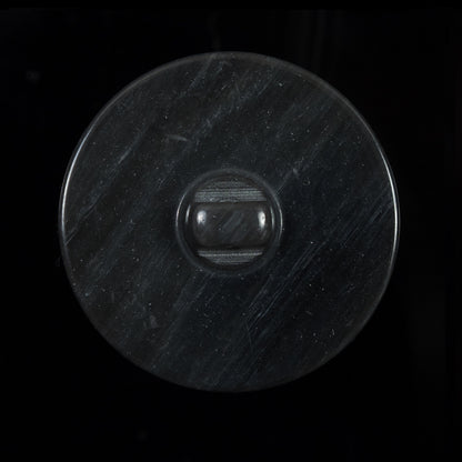Luminous Italian Tahiti Gray Shank Back Button - 44L/28mm Detail