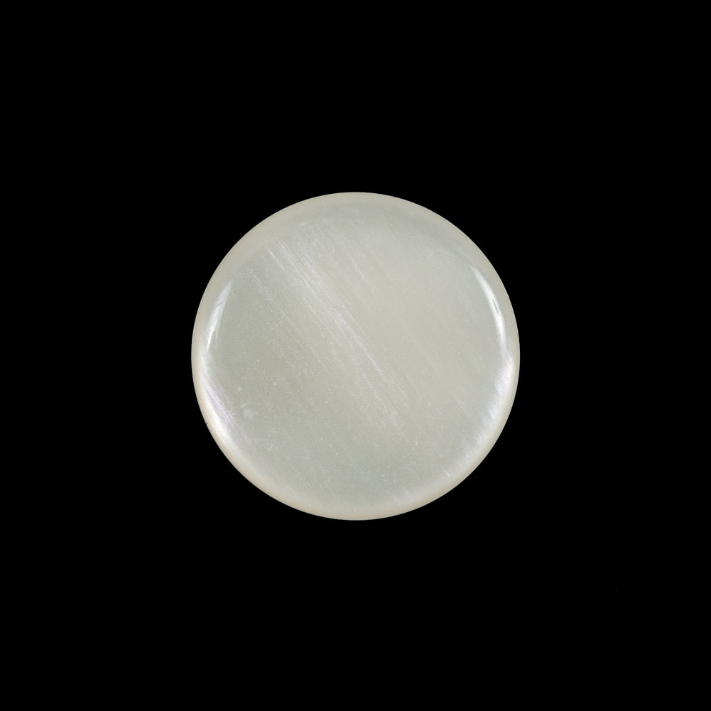 Luminous Italian Ivory Shank Back Button - 32L/20mm