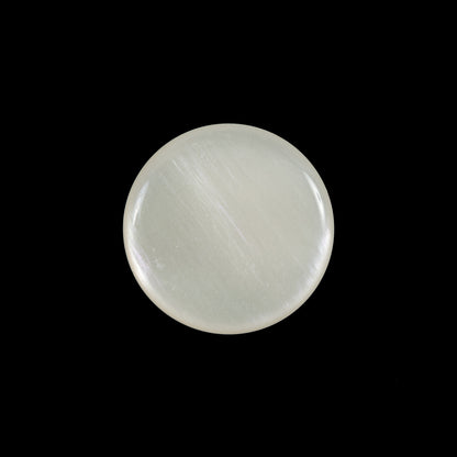Luminous Italian Ivory Shank Back Button - 32L/20mm