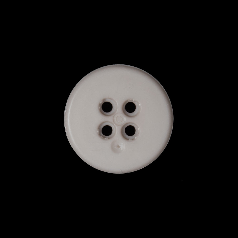 Italian Beige Nylon 4-Hole Button - 32L/20mm - Detail