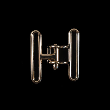 Italian Gold Buckle Closure - 1.625 x 1.75 - Detail