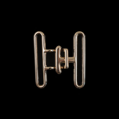 Italian Gold Buckle Closure - 1.625 x 1.75