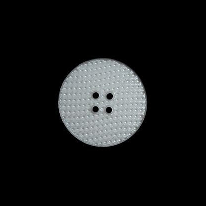 Italian Ivory Textural Nylon Sprayed Button - 28L/18mm