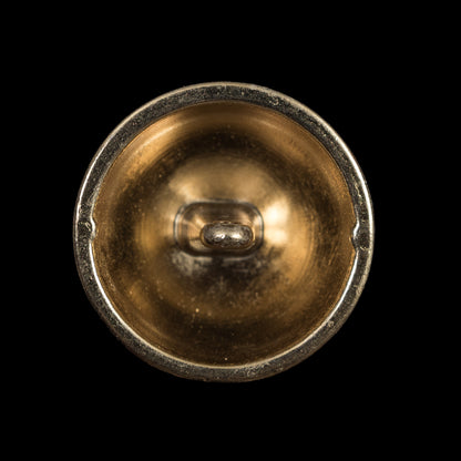 Italian Gold Metal Crest Button - 40L/25mm - Detail