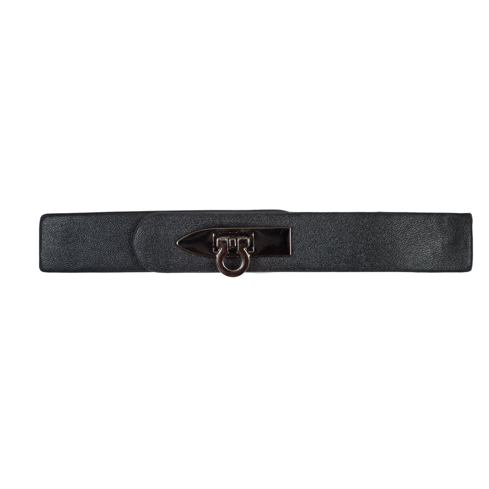Italian Black and Gunmetal Snap Closure - 6
