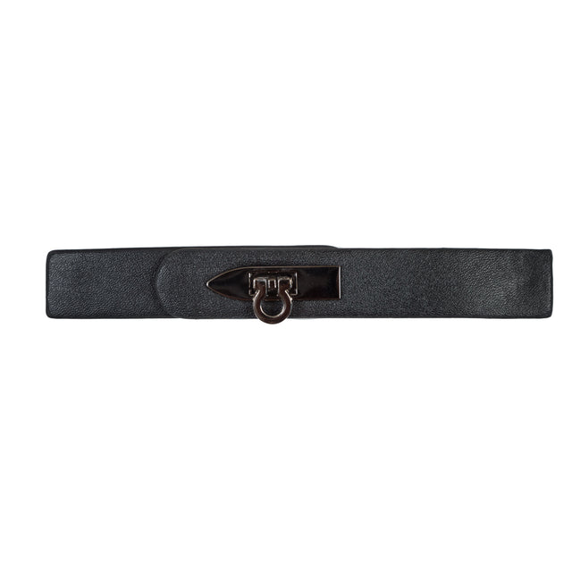 Italian Black and Gunmetal Snap Closure - 6
